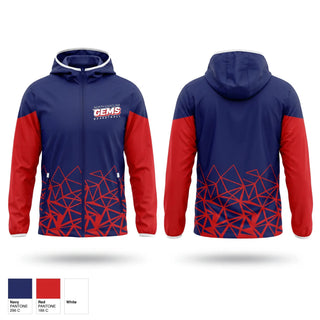 Windbreaker, NC LADY GEMS, Women's Basketball, Teamtime, Team time, sublimation, custom sports apparel, team uniforms, spirit wear, spiritwear, sports uniforms, custom shirts, team store, custom team store, fundraiser sports, apparel fundraiser