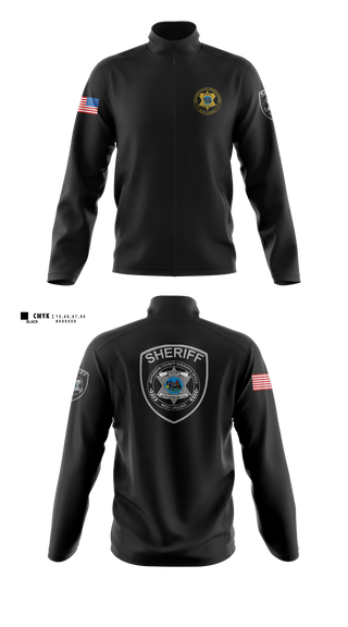 Fleece Jacket, Jefferson County Sheriff's Office, Police, Teamtime, Team time, sublimation, custom sports apparel, team uniforms, spirit wear, spiritwear, sports uniforms, custom shirts, team store, custom team store, fundraiser sports, apparel fundraiser