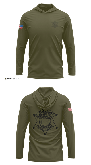 Long Sleeve hooded sunshirt, RCSD, Police, Teamtime, Team time, sublimation, custom sports apparel, team uniforms, spirit wear, spiritwear, sports uniforms, custom shirts, team store, custom team store, fundraiser sports, apparel fundraiser