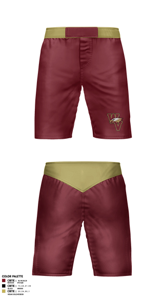 Fight Shorts, West Valley, Wrestling, Teamtime, Team time, sublimation, custom sports apparel, team uniforms, spirit wear, spiritwear, sports uniforms, custom shirts, team store, custom team store, fundraiser sports, apparel fundraiser