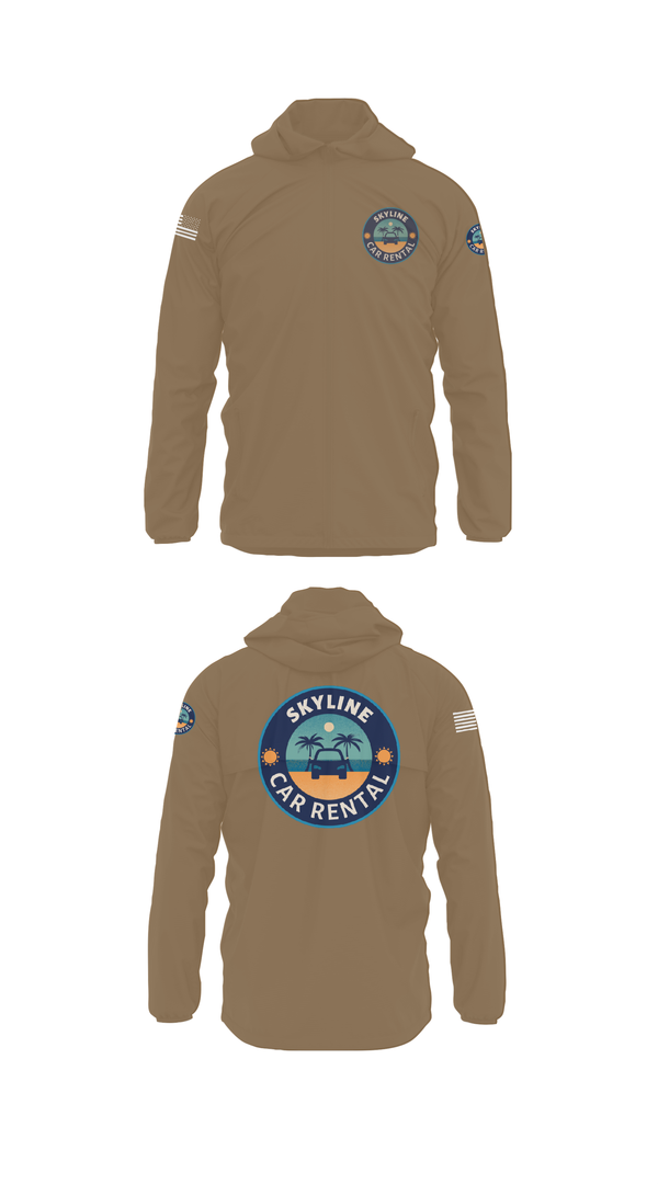 Windbreaker, Skyline Car Rental, Men's Basketball, Teamtime, Team time, sublimation, custom sports apparel, team uniforms, spirit wear, spiritwear, sports uniforms, custom shirts, team store, custom team store, fundraiser sports, apparel fundraiser