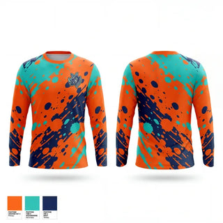 Long Sleeve Performance Shirt, Rhinos, Baseball, Teamtime, Team time, sublimation, custom sports apparel, team uniforms, spirit wear, spiritwear, sports uniforms, custom shirts, team store, custom team store, fundraiser sports, apparel fundraiser