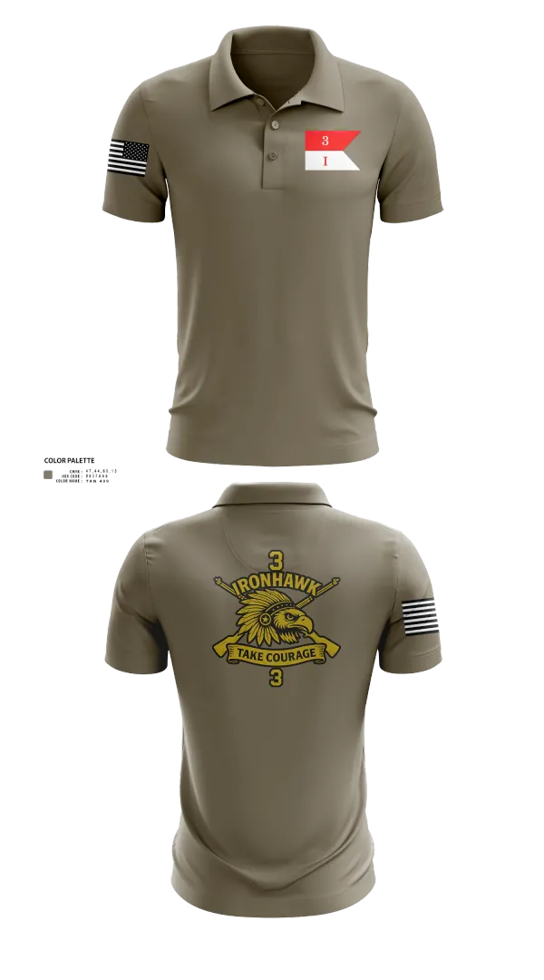 Short Sleeve Performance Polo, Comanche Squad, Army, Teamtime, Team time, sublimation, custom sports apparel, team uniforms, spirit wear, spiritwear, sports uniforms, custom shirts, team store, custom team store, fundraiser sports, apparel fundraiser