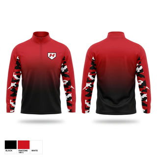 Quarter Zip Jacket, Hoosier Heat, Softball, Teamtime, Team time, sublimation, custom sports apparel, team uniforms, spirit wear, spiritwear, sports uniforms, custom shirts, team store, custom team store, fundraiser sports, apparel fundraiser