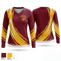 Lady Prospectors 70802293 Women's Long Sleeve V-neck Shirt - 1