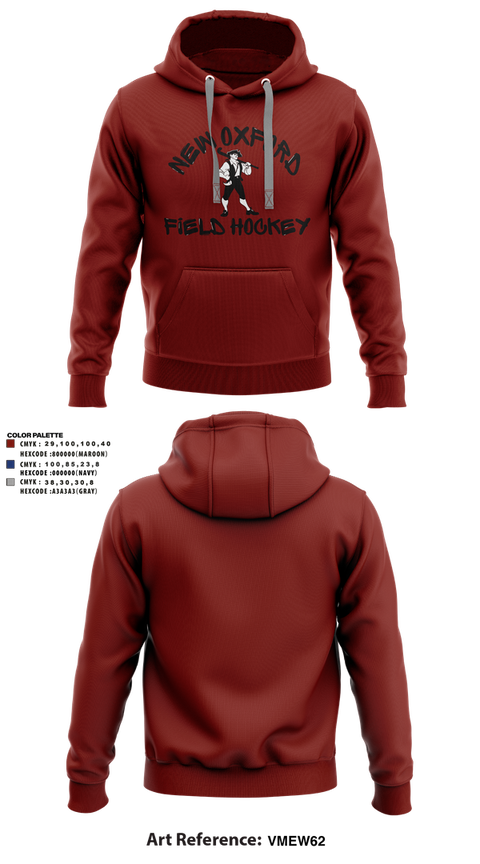 Hoodie, New Oxford Field Hockey, Field Hockey, Teamtime, Team time, sublimation, custom sports apparel, team uniforms, spirit wear, spiritwear, sports uniforms, custom shirts, team store, custom team store, fundraiser sports, apparel fundraiser