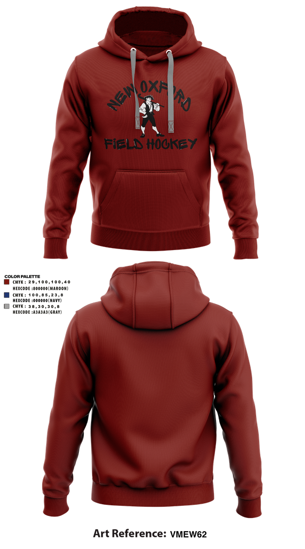 Hoodie, New Oxford Field Hockey, Field Hockey, Teamtime, Team time, sublimation, custom sports apparel, team uniforms, spirit wear, spiritwear, sports uniforms, custom shirts, team store, custom team store, fundraiser sports, apparel fundraiser