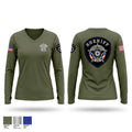WCSO Women's Long Sleeve V-neck Shirt - 1