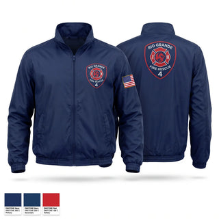Windbreaker, Rio Grande Fire Department, Fire Department, Teamtime, Team time, sublimation, custom sports apparel, team uniforms, spirit wear, spiritwear, sports uniforms, custom shirts, team store, custom team store, fundraiser sports, apparel fundraiser