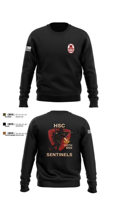 HSC 130th MEB 16353532 Crew Neck Sweatshirt - 3