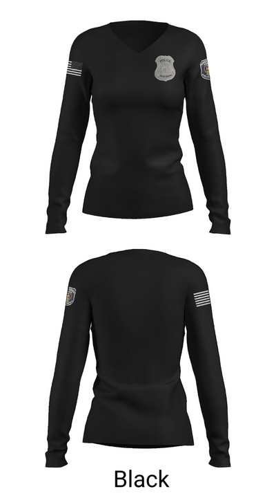 RRPD 85148430 Women's Long Sleeve V-neck Shirt - 35