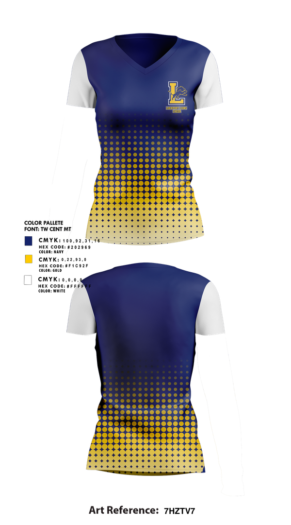 Womens Short Sleeve Vneck Shirt, Lockport Lions, Cheer, Teamtime, Team time, sublimation, custom sports apparel, team uniforms, spirit wear, spiritwear, sports uniforms, custom shirts, team store, custom team store, fundraiser sports, apparel fundraiser