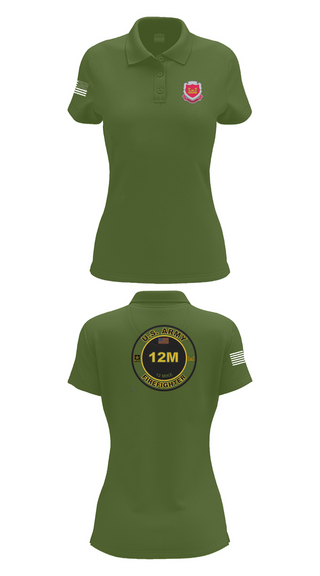 Womens Short Sleeve Performance Polo, 1153rd Firefighter Unit, , Teamtime, Team time, sublimation, custom sports apparel, team uniforms, spirit wear, spiritwear, sports uniforms, custom shirts, team store, custom team store, fundraiser sports, apparel fundraiser
