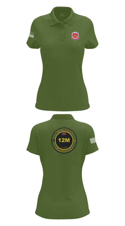 1153rd Firefighter Unit 94672135 Women's Short Sleeve Performance Polo  - 52
