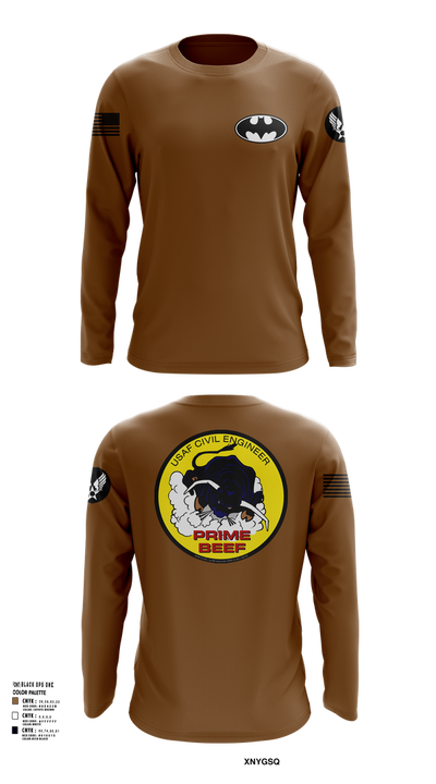 185th CES 20489835 Long Sleeve Performance Shirt 101