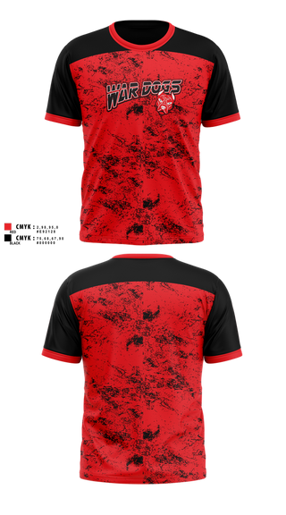 Short Sleeve Performance Shirt, War Dogs Travel Flag Football, Men's Basketball, Teamtime, Team time, sublimation, custom sports apparel, team uniforms, spirit wear, spiritwear, sports uniforms, custom shirts, team store, custom team store, fundraiser sports, apparel fundraiser