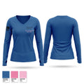 Angleton Area Emergency Medical Corps 50386149 Women's Long Sleeve V-neck Shirt - 1