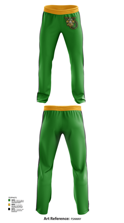 White Oak Wrestling 34245080 Sweatpants - 1