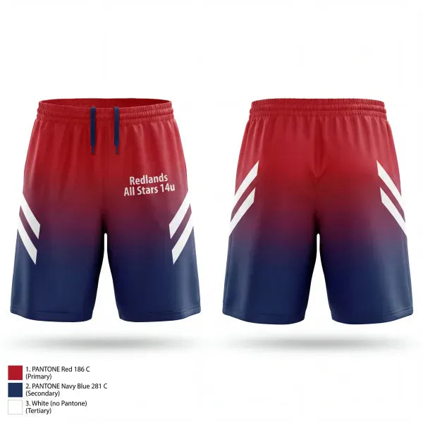 Athletic Shorts With Pockets, Redlands All Stars 14u, Softball, Teamtime, Team time, sublimation, custom sports apparel, team uniforms, spirit wear, spiritwear, sports uniforms, custom shirts, team store, custom team store, fundraiser sports, apparel fundraiser