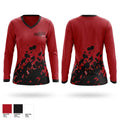 Aftershock Women's Long Sleeve V-neck Shirt - 1