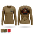 Honey badgers FMT Women's Long Sleeve V-neck Shirt - 1