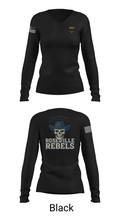 Team Roseville 67248526 Women's Long Sleeve V-neck Shirt - 35