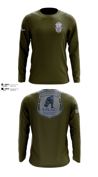 Long Sleeve Performance Shirt, LEO Support Foundation, Police, Teamtime, Team time, sublimation, custom sports apparel, team uniforms, spirit wear, spiritwear, sports uniforms, custom shirts, team store, custom team store, fundraiser sports, apparel fundraiser