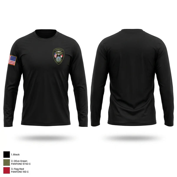 Long Sleeve Performance Shirt, Fairmont Police Department, Police, Teamtime, Team time, sublimation, custom sports apparel, team uniforms, spirit wear, spiritwear, sports uniforms, custom shirts, team store, custom team store, fundraiser sports, apparel fundraiser