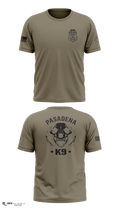 Pasadena K9 56975932 Short Sleeve Performance Shirt - 102