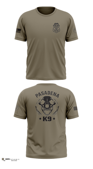 Old School Cotton Feel Shirt, Pasadena K9, Police, Teamtime, Team time, sublimation, custom sports apparel, team uniforms, spirit wear, spiritwear, sports uniforms, custom shirts, team store, custom team store, fundraiser sports, apparel fundraiser