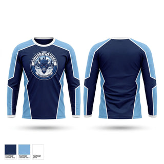Long Sleeve Performance Shirt, Buffalo Stampede Sled Hockey Team, Ice Hockey, Teamtime, Team time, sublimation, custom sports apparel, team uniforms, spirit wear, spiritwear, sports uniforms, custom shirts, team store, custom team store, fundraiser sports, apparel fundraiser