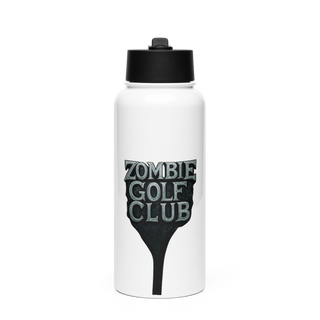 Zombie Golf Club 80445379 Stainless Steel Water Bottle with a Straw Lid