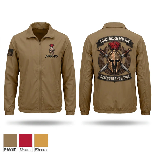 Windbreaker, HHC, 525 MP Detention BN, Army, Teamtime, Team time, sublimation, custom sports apparel, team uniforms, spirit wear, spiritwear, sports uniforms, custom shirts, team store, custom team store, fundraiser sports, apparel fundraiser