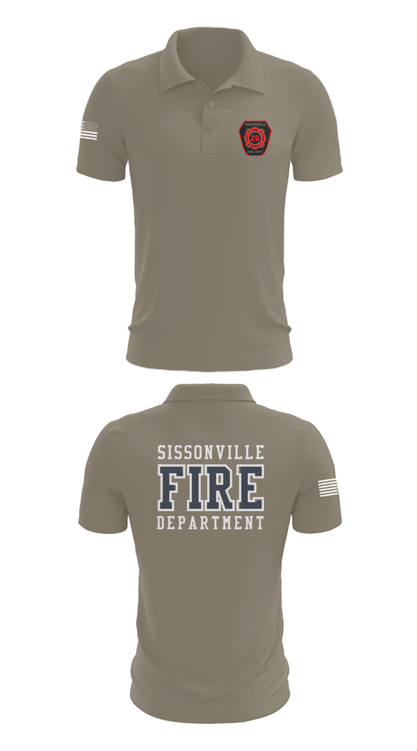 Short Sleeve Performance Polo, Sissonville Fire Department, Fire Department, Teamtime, Team time, sublimation, custom sports apparel, team uniforms, spirit wear, spiritwear, sports uniforms, custom shirts, team store, custom team store, fundraiser sports, apparel fundraiser