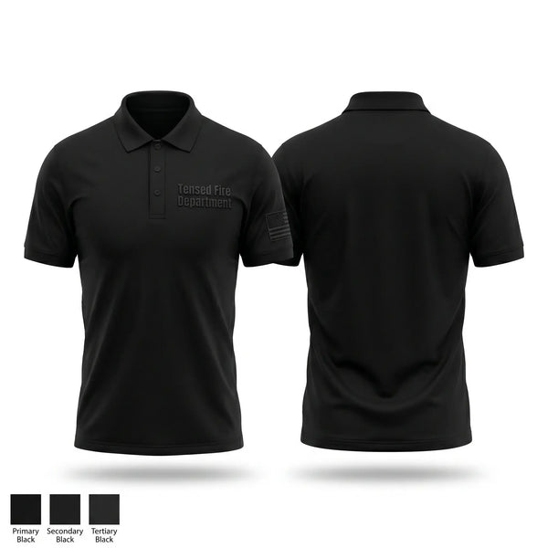 Short Sleeve Performance Polo, Tensed Fire Department, Fire Department, Teamtime, Team time, sublimation, custom sports apparel, team uniforms, spirit wear, spiritwear, sports uniforms, custom shirts, team store, custom team store, fundraiser sports, apparel fundraiser