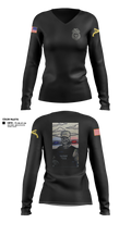 Fort Jackson LEA 71365692 Women's Long Sleeve V-neck Shirt - 3