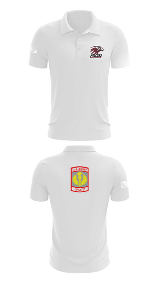 Short Sleeve Performance Polo, Van Horn JROTC, Army, Teamtime, Team time, sublimation, custom sports apparel, team uniforms, spirit wear, spiritwear, sports uniforms, custom shirts, team store, custom team store, fundraiser sports, apparel fundraiser