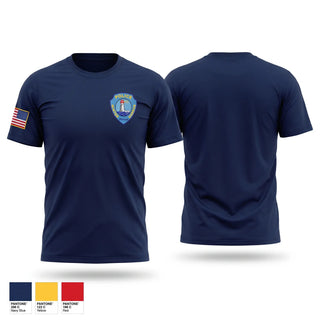 Old School Cotton Feel Shirt, Winter Harbor Police Department, Police, Teamtime, Team time, sublimation, custom sports apparel, team uniforms, spirit wear, spiritwear, sports uniforms, custom shirts, team store, custom team store, fundraiser sports, apparel fundraiser