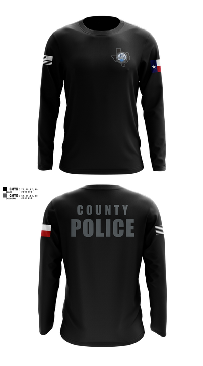 Nueces County Constable PCT4 30073114 Long Sleeve Performance Shirt 5