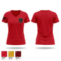 Atlas Township Fire Department Women's Short Sleeve V-neck Shirt - 1