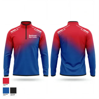 Quarter Zip Jacket, Berkmar High School, Men's Soccer, Teamtime, Team time, sublimation, custom sports apparel, team uniforms, spirit wear, spiritwear, sports uniforms, custom shirts, team store, custom team store, fundraiser sports, apparel fundraiser