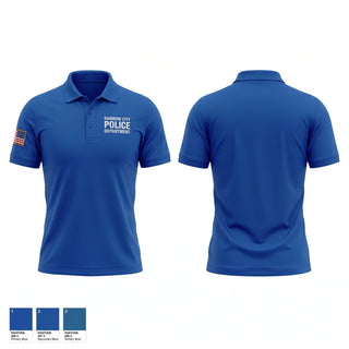 Short Sleeve Performance Polo, Rainbow City Police Department, Police, Teamtime, Team time, sublimation, custom sports apparel, team uniforms, spirit wear, spiritwear, sports uniforms, custom shirts, team store, custom team store, fundraiser sports, apparel fundraiser