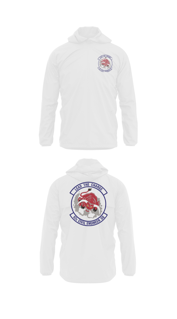 Windbreaker, 92 CES, Air Force, Teamtime, Team time, sublimation, custom sports apparel, team uniforms, spirit wear, spiritwear, sports uniforms, custom shirts, team store, custom team store, fundraiser sports, apparel fundraiser