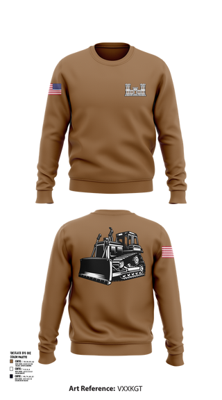 Crew Neck Sweatshirt, A co 229th Heavy, , Teamtime, Team time, sublimation, custom sports apparel, team uniforms, spirit wear, spiritwear, sports uniforms, custom shirts, team store, custom team store, fundraiser sports, apparel fundraiser
