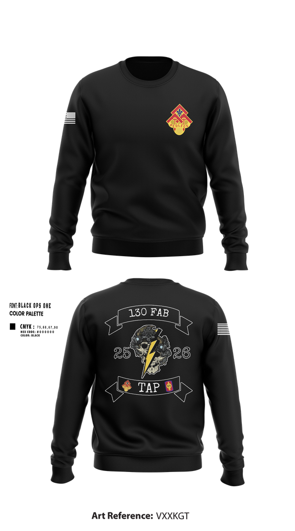 Crew Neck Sweatshirt, 130th FAB Target Acquisition Platoon, , Teamtime, Team time, sublimation, custom sports apparel, team uniforms, spirit wear, spiritwear, sports uniforms, custom shirts, team store, custom team store, fundraiser sports, apparel fundraiser
