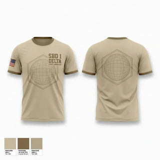 Old School Cotton Feel Shirt, SBD 1 Delta Staff Agencies, Air Force, Teamtime, Team time, sublimation, custom sports apparel, team uniforms, spirit wear, spiritwear, sports uniforms, custom shirts, team store, custom team store, fundraiser sports, apparel fundraiser