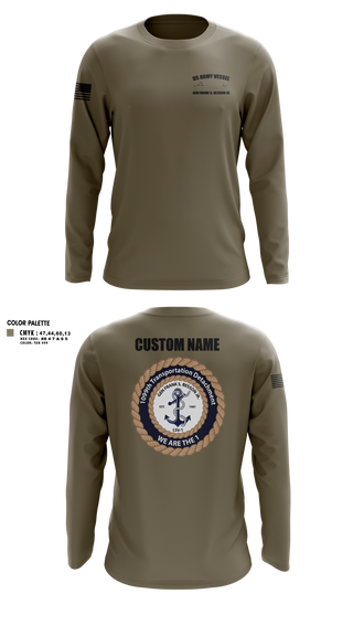 Long Sleeve Performance Shirt, 1099th TD, Army, Teamtime, Team time, sublimation, custom sports apparel, team uniforms, spirit wear, spiritwear, sports uniforms, custom shirts, team store, custom team store, fundraiser sports, apparel fundraiser