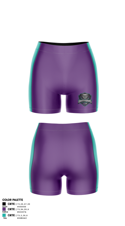 Gritty Dawg Academy Women's Compression Shorts - 3