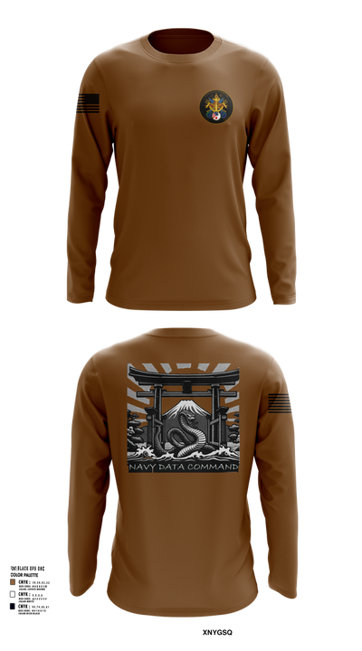 Navy Data Command 68785205 Long Sleeve Performance Shirt 21