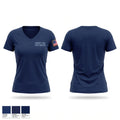 Cherry Hill Fire & Rescue Women's Short Sleeve V-neck Shirt - 1